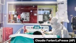 Pamje nga një spital në Itali.