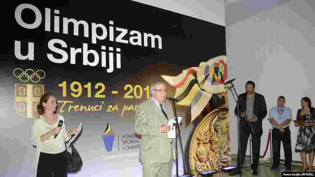 Otvaranje izložbe &quot;Trenuci za pamćenje: Olimpizam u Srbiji 1912-2012&ldquo; u Muzeju istorije Jugoslavije u Beogradu