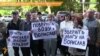 Мешканці Борислава протестували у Львові через «терор» із водою