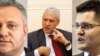 Mladjan Dinkić, Boris Tadić, Vuk Jeremić