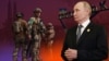 Collage: battle for Pokrovsk, Putin