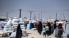 Fotografija snimljena u kampu al-Hol kojim upravljaju Kurdi, u kojem se nalazi rodbnina osumnjičenih boraca grupe Islamska država (IS) u sjeveroistočnom guvernatu, septembar 2021.