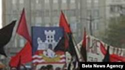 Sa jednog od antifašističkih protesta u Beogradu