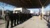 Контрольно-пропускной пункт «Достук» на государственных границах Узбекистана и Кыргызстана. 19 января 2016 года.