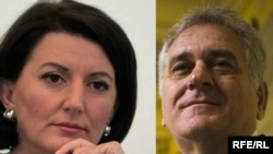 Atifete Jahjaga i Tomislav Nikolić, combo fotografija
