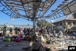 După atentatul sinucigaș cu bombă la o gară din Quetta, provincia Balochistan din Pakistan, 9 noiembrie 2024.