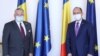 Ambasadorul SUA la București, Adrian Zuckerman, și ministrul român al Afacerilor Exerne, Bogdan Aurescu