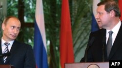 Уладзімер Пуцін і Сяргей Сідорскі