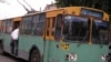 Тролейбус на вулиці Дніпропетровська